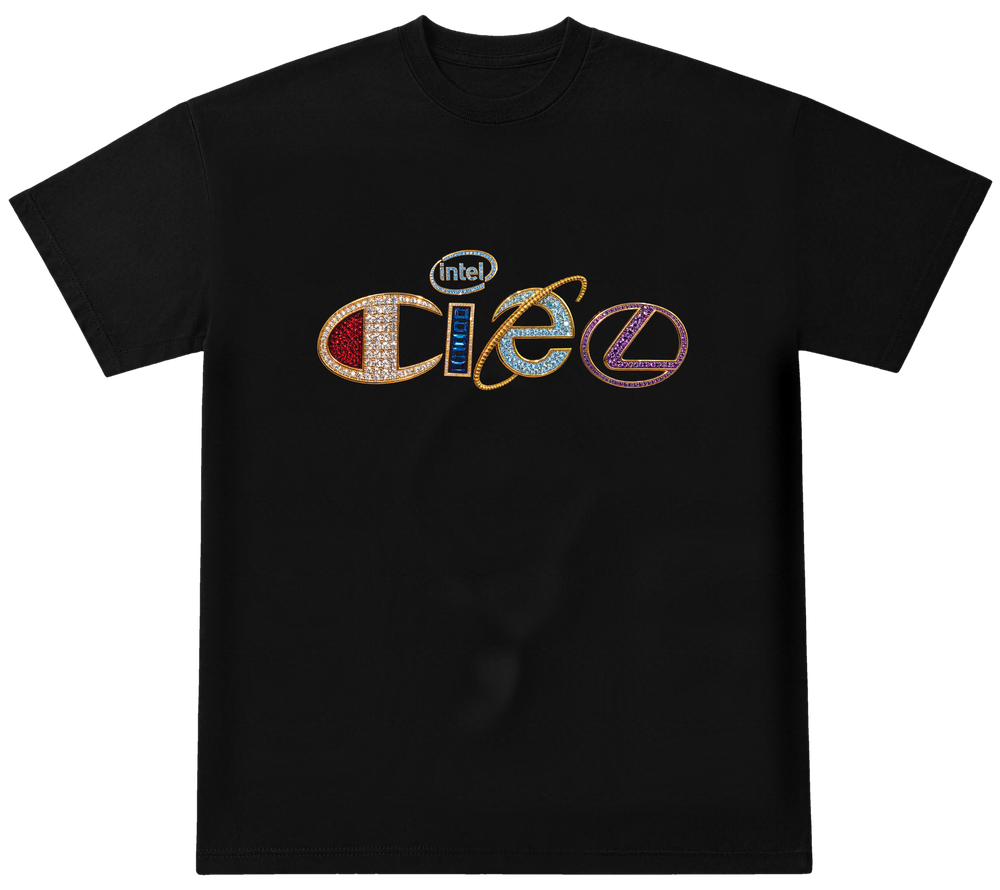 CIEL LOGO ARCHIVE TEE — Black